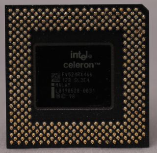 Intel Celeron 466mhz Socket 370 Cpu Processor Sl3eh