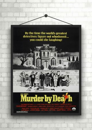 Murder By Death Classic Vintage Large Movie Poster Art Print A0 A1 A2 A3 A4 Maxi