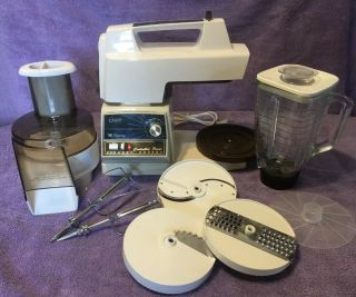 Vintage Oster Regency Kitchen Center 12 Speed Mixer Food Processor Blender