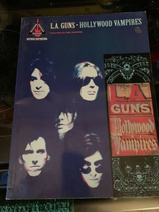 La Guns Hollywood Vampires Official Guitar Tablature Vintage