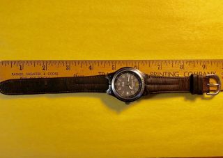 VINTAGE TIMEX EXPEDITION WATCH INDIGLO WR 50M LEATHER BAND BATTERY 5