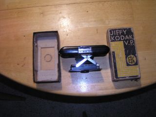 1930’s Vintage Rare “jiffy V.  P.  ” Kodak Folding 127 Film Camera