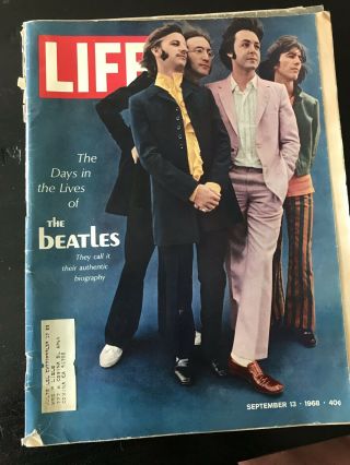 Two Vintage Life Magazines: BEATLES MCCARTNEY 1968,  1969 2