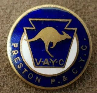 Vintage Vayc Preston P & Cyc Badge