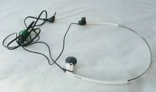 Sony Headphones Adjustable White Vintage Walkman