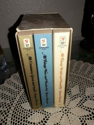 All Three Lovable Bestsellers,  James Herriot,  Boxed Set Of 3,  1974,  Soft Cover