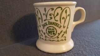 Jack Daniel Old No.  7 Shaving Barber Cup Mug The Captains Cabin Vintage Whiskey 5