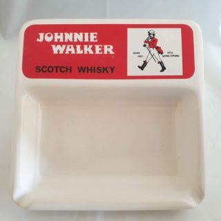 Vintage Johnnie Walker Scotch Whisky Ash Tray Ashtray Elischer Australia