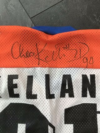 Vintage Sheffield Steelers Signed Kelland 21 Ice Hockey Shirt Size Xl