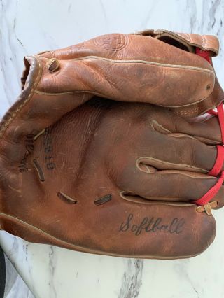 Vintage Wilson A9810baseball/softball Glove For Right Hander 40’s/50’s Decor