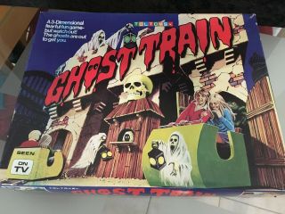 Vintage Board Game Ghost Train Toltoys