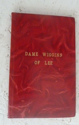 Vintage Book 1885 Dame Wiggins Of Lee Illus Verse John Ruskin Kate Greeaway