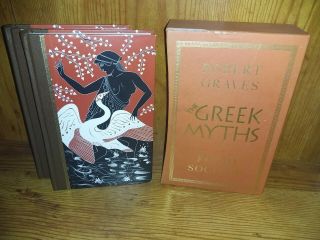 Robert Graves The Greek Myths 1 & 2 (2 Volume Set) - Folio Society - Case