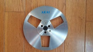 Vintage Akai R - 7m Metal Aluminum 7 " 7 Inch Take Up Reel Reel - To - Reel