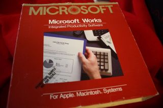 Vintage Microsoft For Apple Macintosh 1986 Manuals Promotional