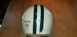 Vintage York Jets Football Helmet Rawlings Air - flo HNFL Large Youth White 5