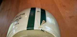 Vintage York Jets Football Helmet Rawlings Air - flo HNFL Large Youth White 7