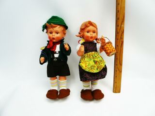 Vintage Goebel Hansel and Gretel Vinly Dolls Made in West Germany 2