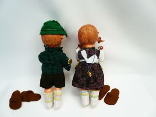 Vintage Goebel Hansel and Gretel Vinly Dolls Made in West Germany 4
