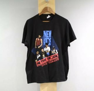 Vintage Kids On The Block T Shirt Mens Xl Nkotb 1990 Tour