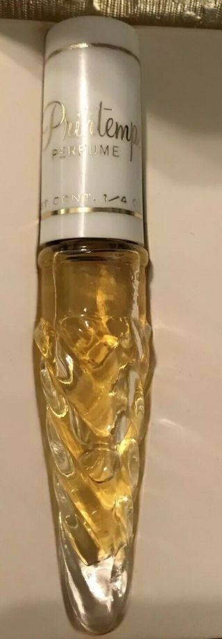 Vintage Printemps Perfume By Louis D’or Of France 1/4 Fl Oz Bottle,  NOS 2