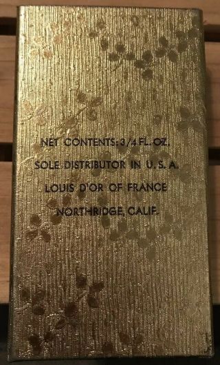 Vintage Printemps Perfume By Louis D’or Of France 1/4 Fl Oz Bottle,  NOS 4