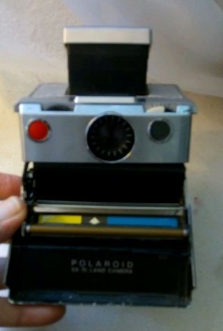 Polaroid SX70 Land Camera for Parts/Not 6