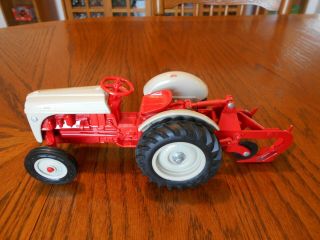 Vintage 1987 Ertl 1:16 Ford 8N Tractor with Dearborn Plow,  841DA,  CE, 3