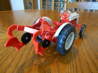 Vintage 1987 Ertl 1:16 Ford 8N Tractor with Dearborn Plow,  841DA,  CE, 5