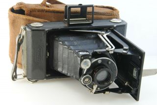 Zeiss Ikon Ikonta 520/2 6x9 120 Medium Format Folding Camera W/ 10.  5cm Novar