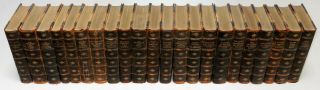 22 Leather Bound Books From 100 Best Novels Daily Telegraph 1899 Charles Dickens