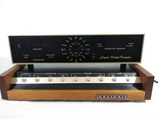 Vintage Heathkit Idw - 4001 Digital Weather Station Computer Barometer