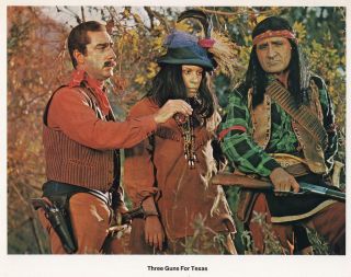 Shelly Morrison,  Ralph Manza " Three Guns For Texas " Vintage Movie Still