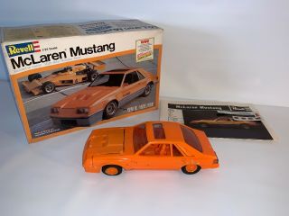 Vintage 1981 Mclaren Ford Mustang Revell 1/25 Scale Only Kit Model Car