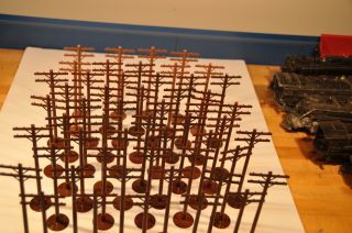 59 Bachmann Plasticville O And S Gauge Vintage Telephone Poles
