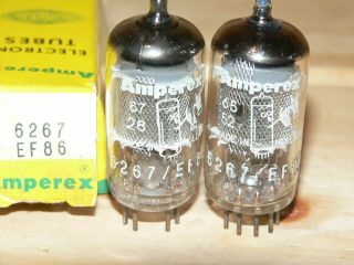 2 NIB Amperex 6267/EF86 Tubes (Holland) Bugleboy 2