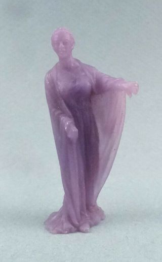 Vintage 1959 Marx Ben Hur Purple Empress Plastic Figure Shape
