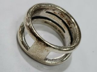 Vintage Tiffany & Co.  Sterling Silver Triple Twist Ring