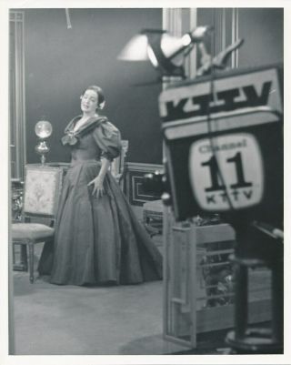 Bette Davis As Mary Todd Lincoln Vintage 1960s (unaired?) Tv Photo
