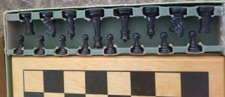 Vintage Drueke ' s Chess Set Weighted Box Complete 2