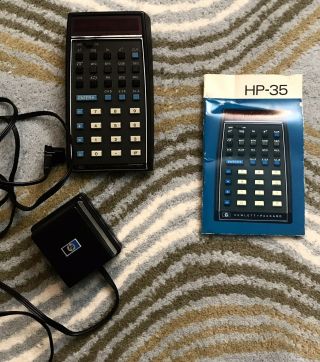 Hewlett Packard Hp - 35 Calculator With Case And Charger