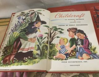 Vintage Childcraft Books Set Vol.  1 - 15 Copyright 1954 Children’s Complete Set 7