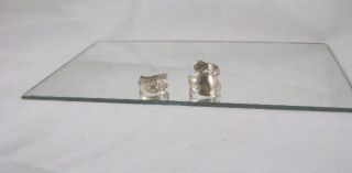 Vintage Pair Rogers Brothers - Silver Plated Spoon Rings - 60 