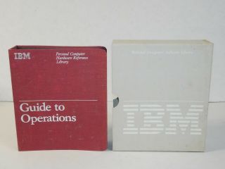 Vtg 1983 Ibm Guide To Operations Personal Computer Pc Hardware Reference Library