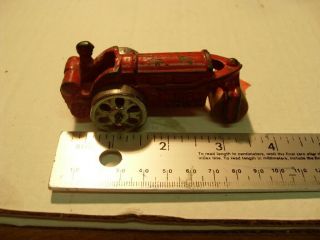 Vintage Cast Iron Toy Steam Roller.  Plated Wheels,  Huber