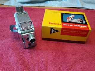 Kodak Brownie Movie Camera Model 2 No.  77 8mm Usa