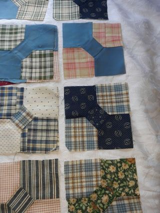 66 Vintage Bow Tie Quilt Blocks 4