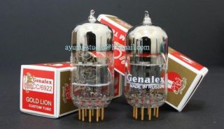Match 1 pair Genalex Gold Lion E88CC Tubes ECC88 6922 6DJ8 Cryo version 2