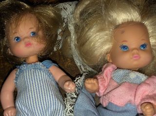 Vintage Sunshine - Heart Family Boy/girl Twins 1970’s Dolls
