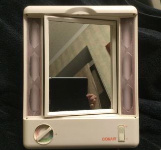 Vtg Conair Lighted Mirror with Magnification TM8 2